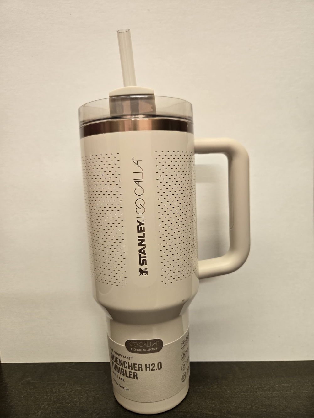 Stanley x Calia White 40oz Insulated Tumbler with Straw